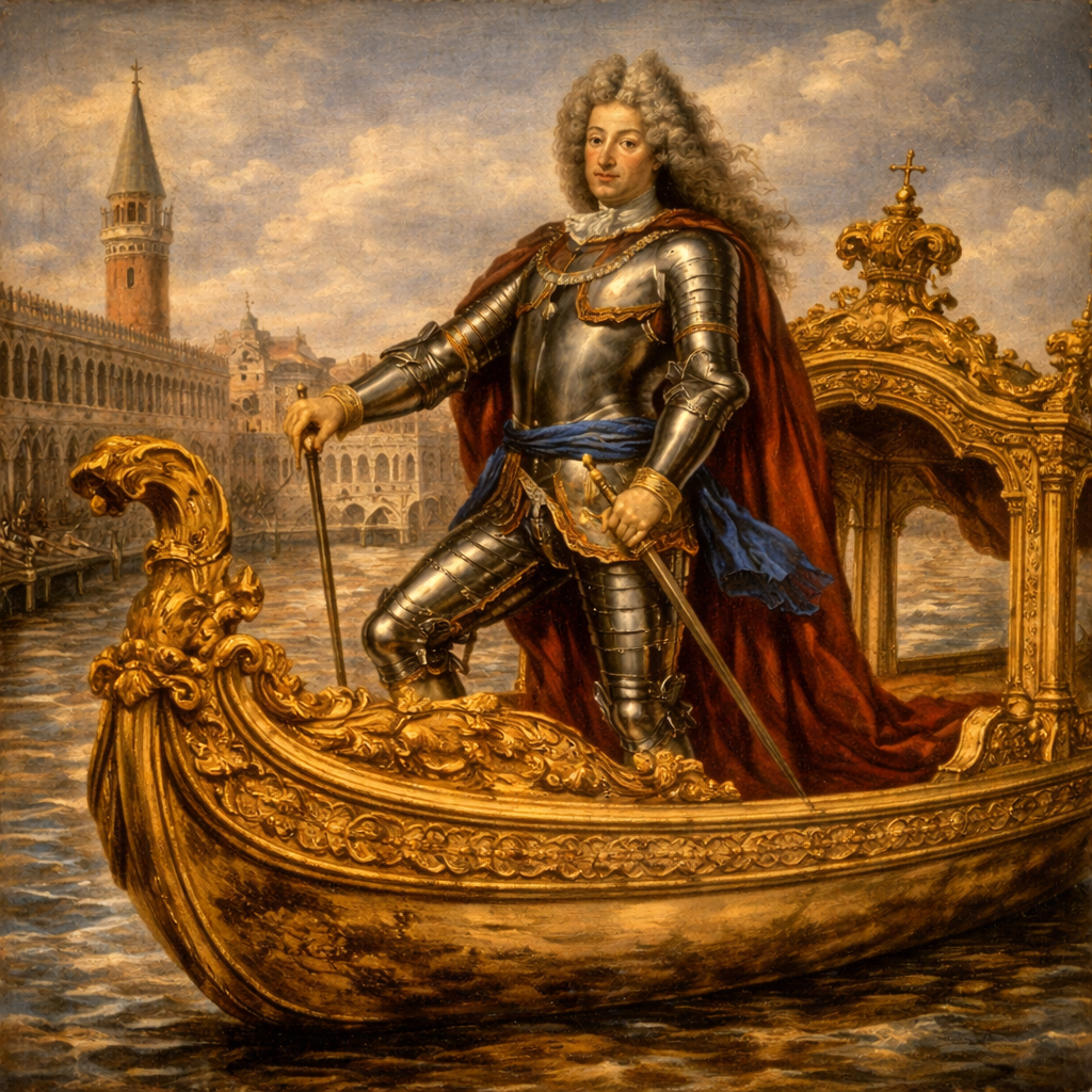 Darstellung des Blauen Kurfürsten Max Emanuel.